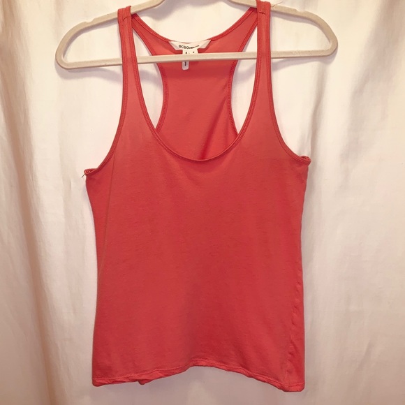 BCBGeneration Coral Racerback Tank :: S - Picture 2 of 4